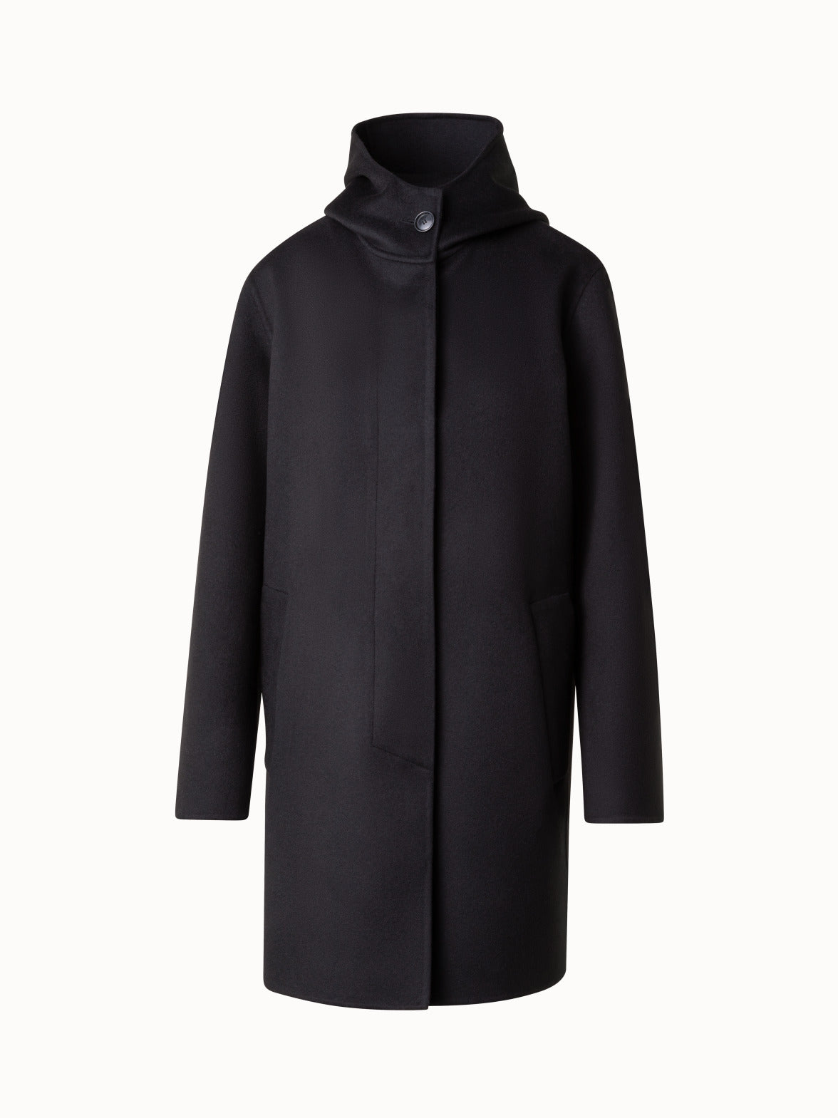 Cashmere hooded coat online