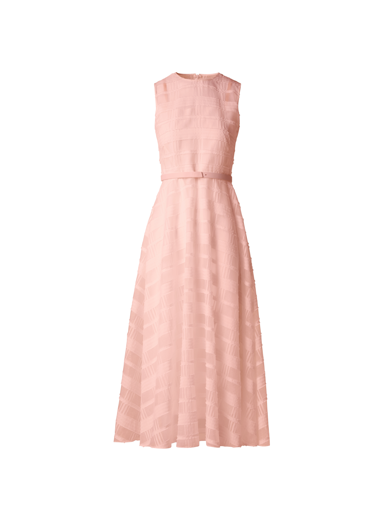 open lace back dress Fit-and-Flare Midi Dress in Cotton Organza – Akris EU