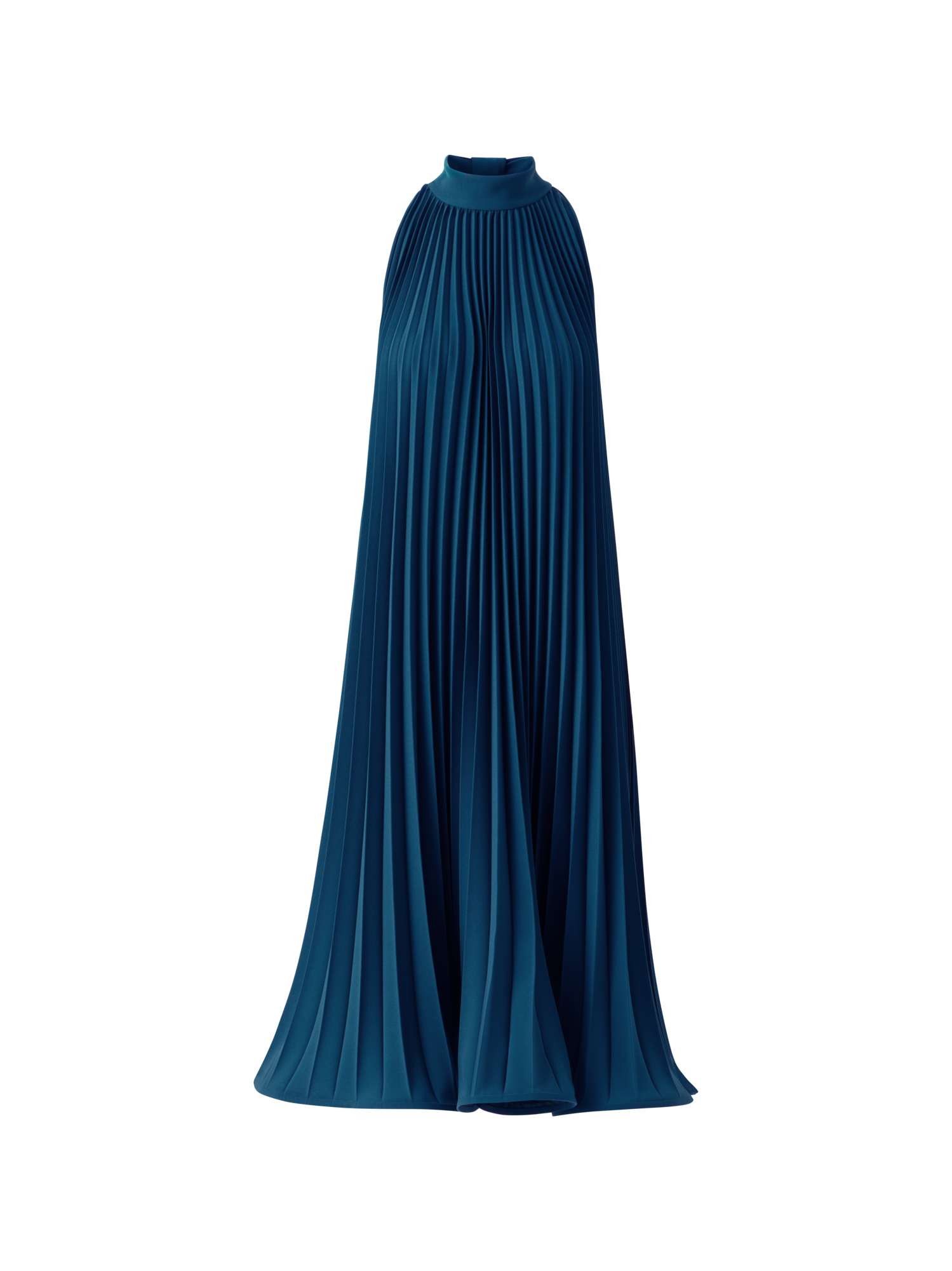A-Line Plissé Halter Midi Dress – Akris EU