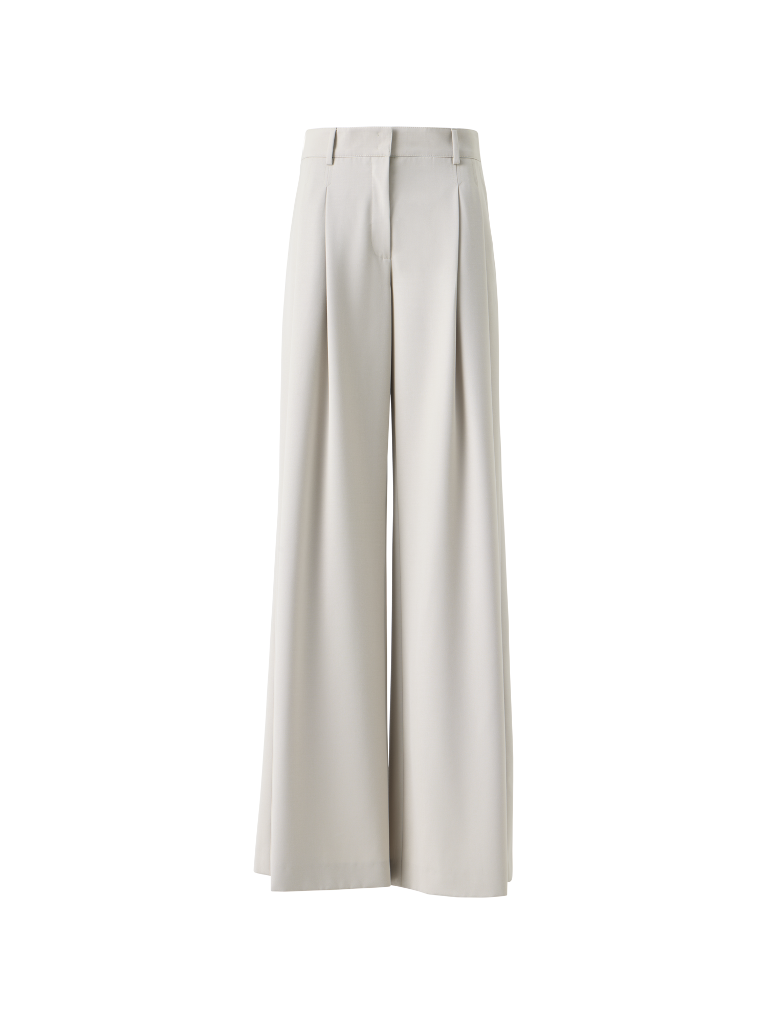 Wool Gabardine Wide-Leg Pants – Akris EU