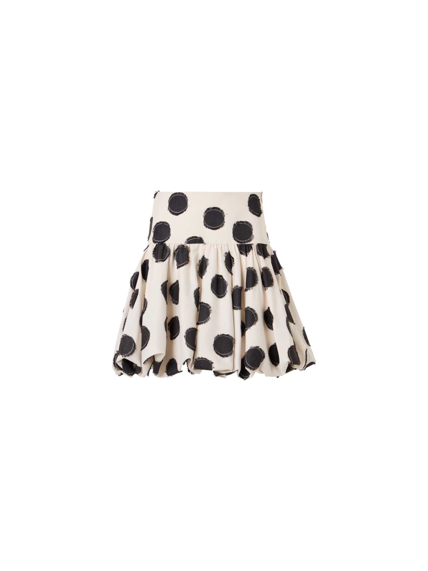 Flared Fringed Polka-Dot Mini Skirt – Akris EU