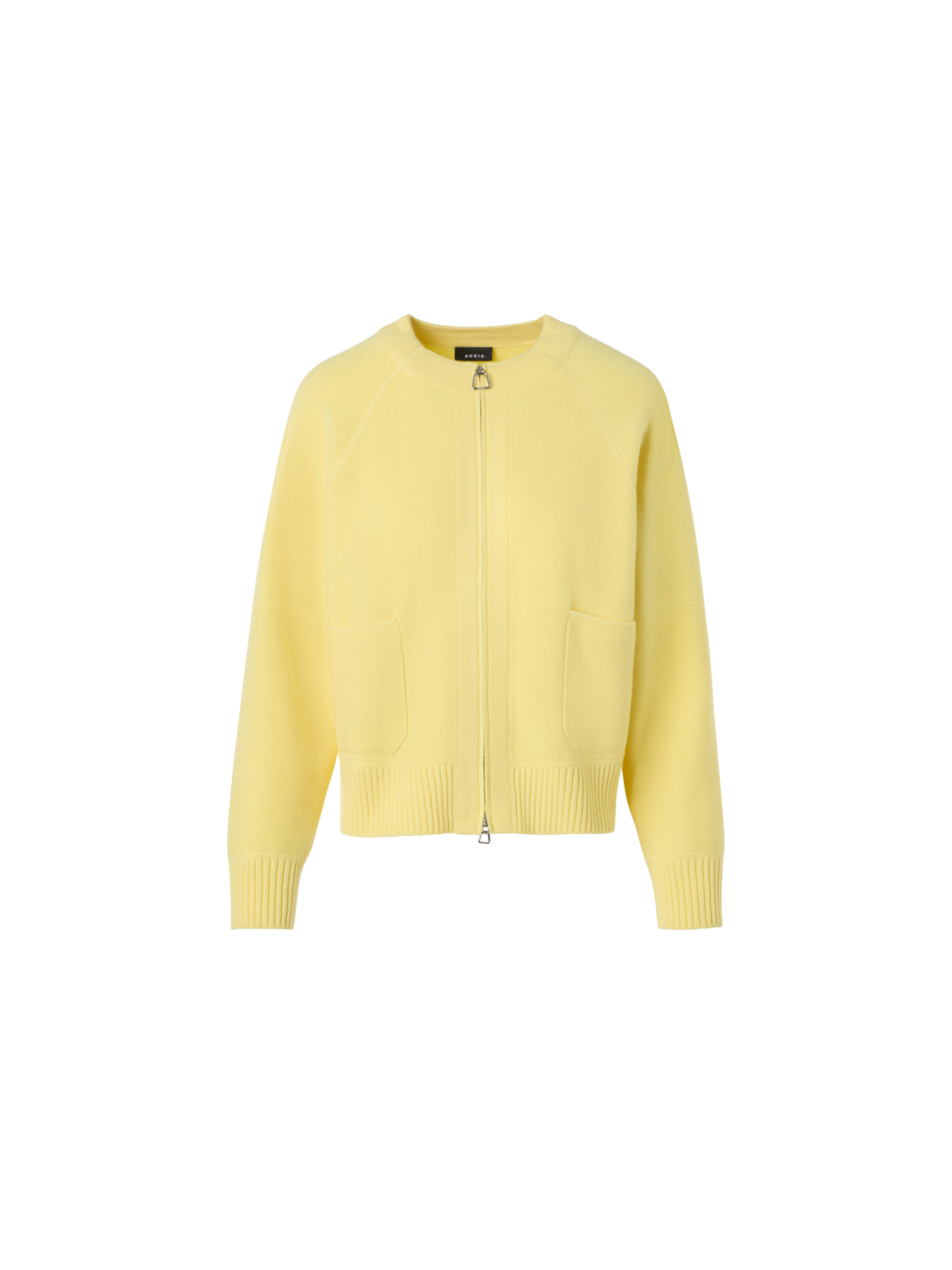 Cashmere Piqué Zip Cardigan – Akris EU