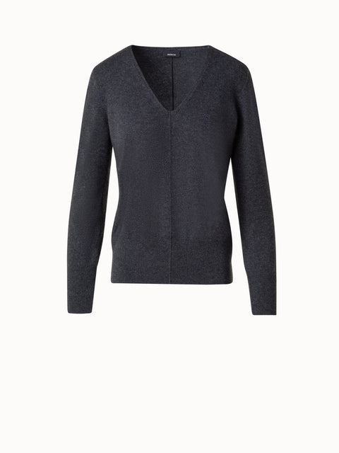 Cashmere V-Neck Pullover