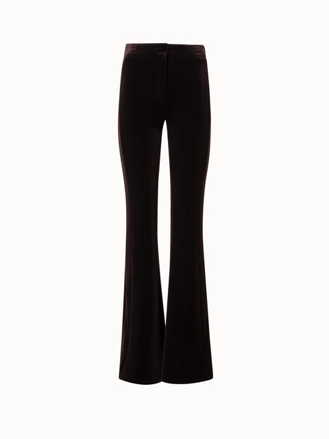 Neoprene Velvet Bootcut Pants