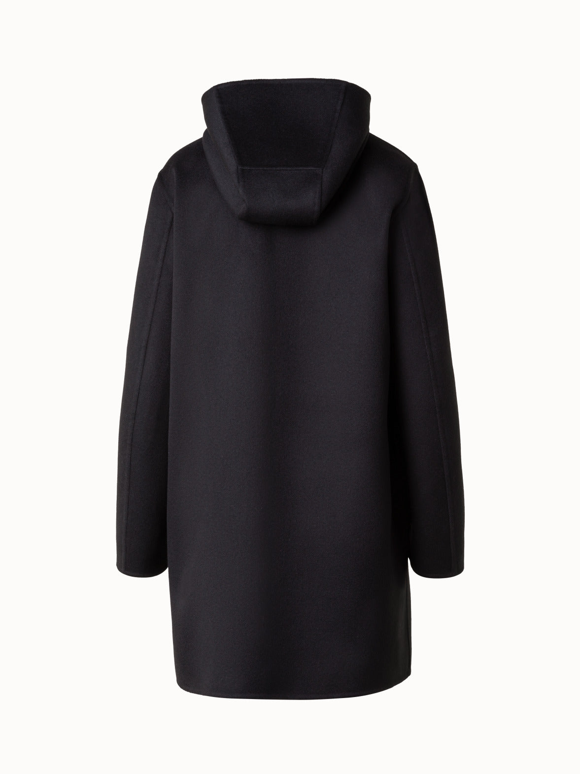 Coat hooded cashmere wool buy small