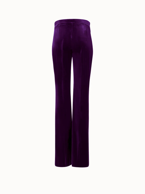 Straight Velvet Pants