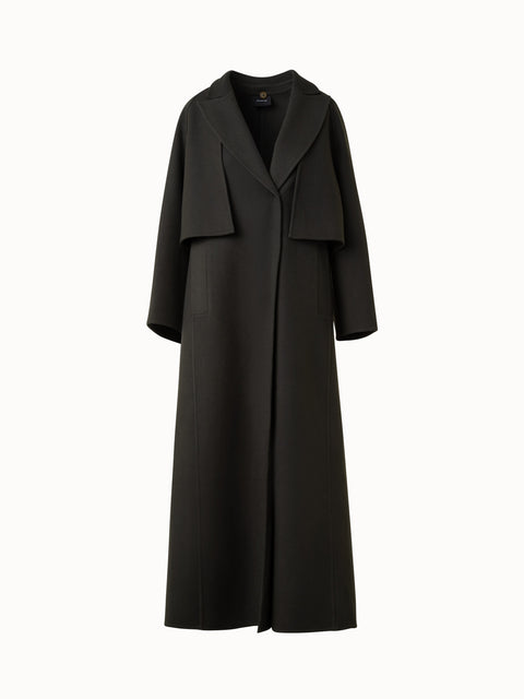 Duo Coat - Wool Cashmere Coat Changeable into Long Vest and Bolero