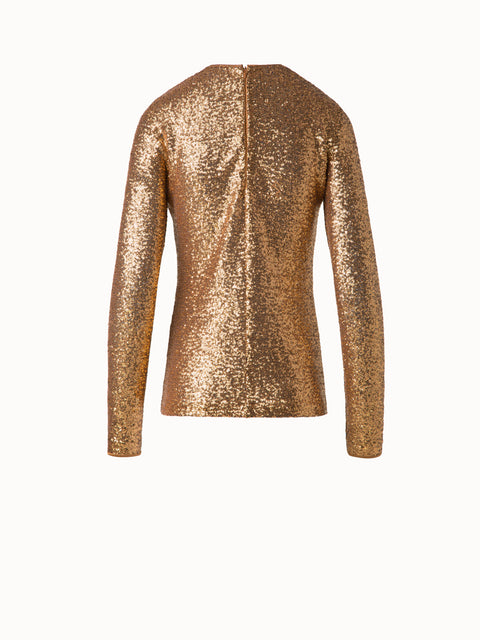 Sequins on Jersey Top