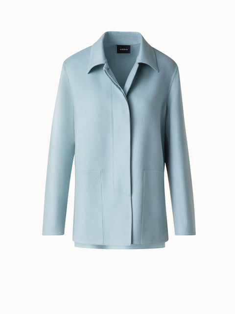 Shirt Jacket in Cashmere Double-Face