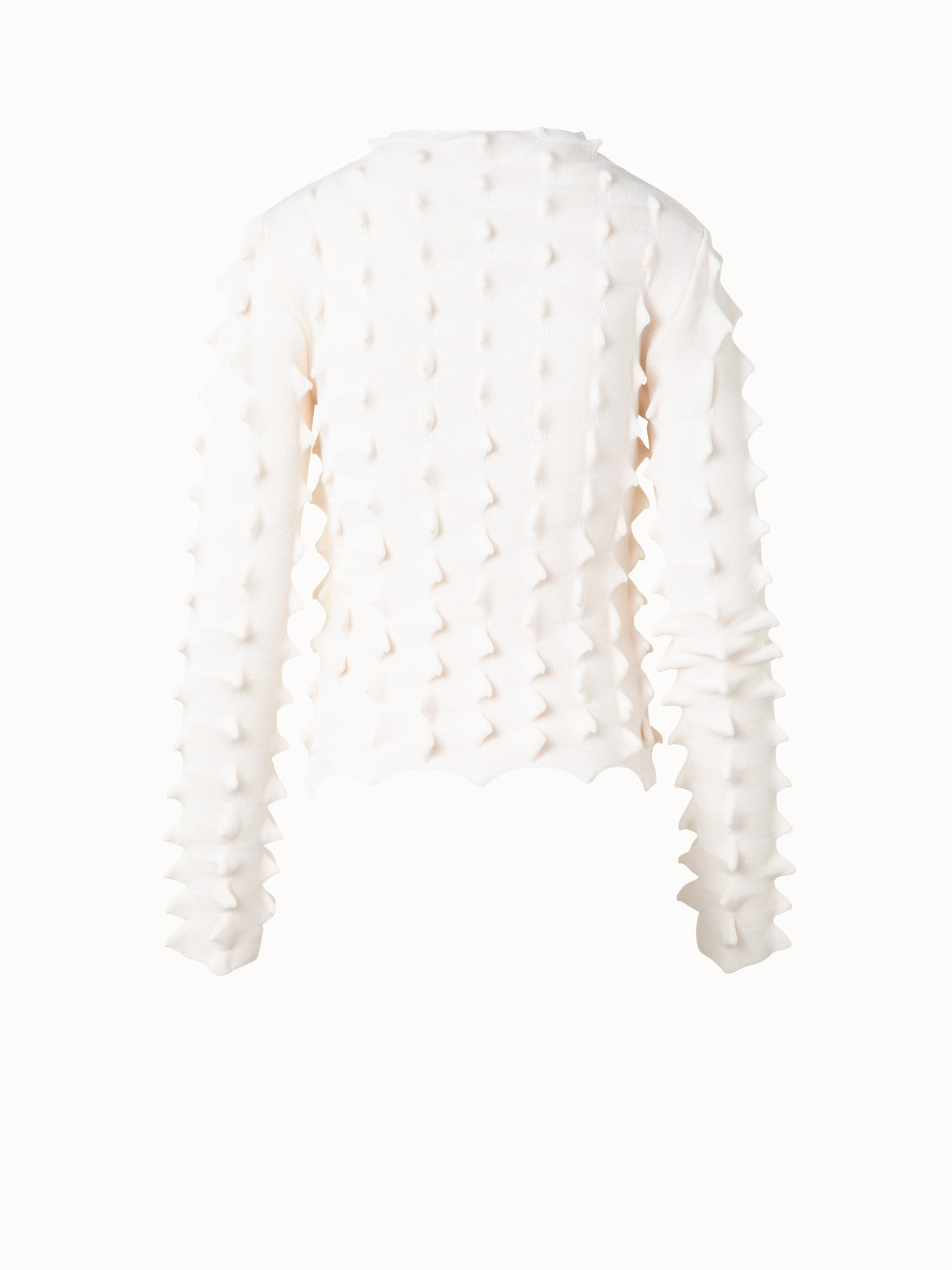 Sweater with 3D Sail Look - neutral - ecru - white