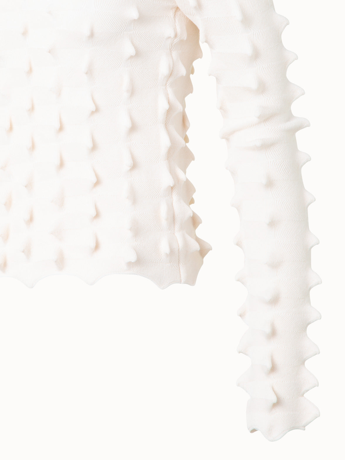 Sweater with 3D Sail Look - neutral - ecru - white