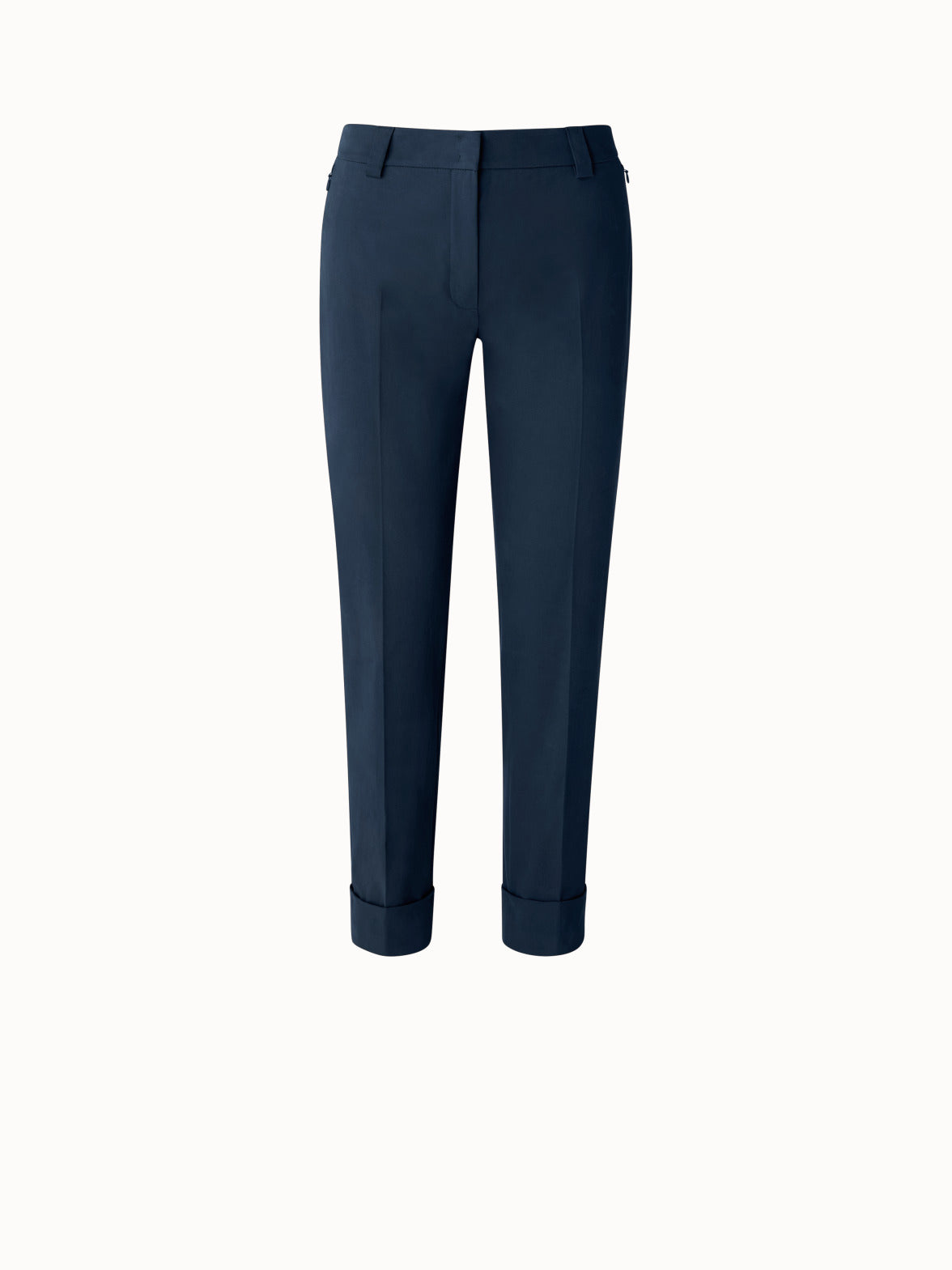 Ladies linen pants, Medium blue | Manufactum