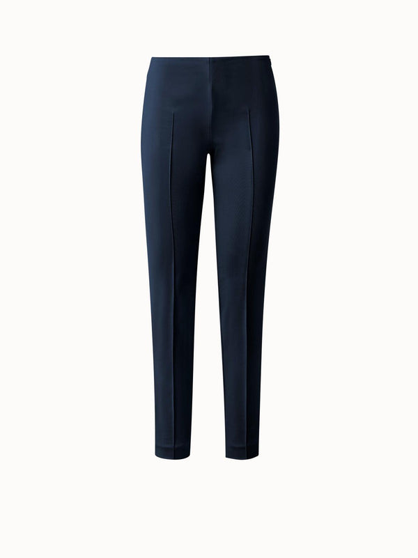 Cotton Techno Stretch Pants - blue - navy
