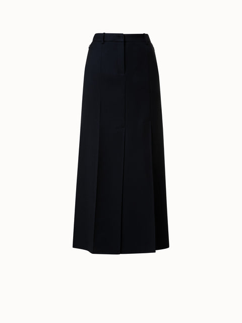 Wool Double-Face Maxi Skirt