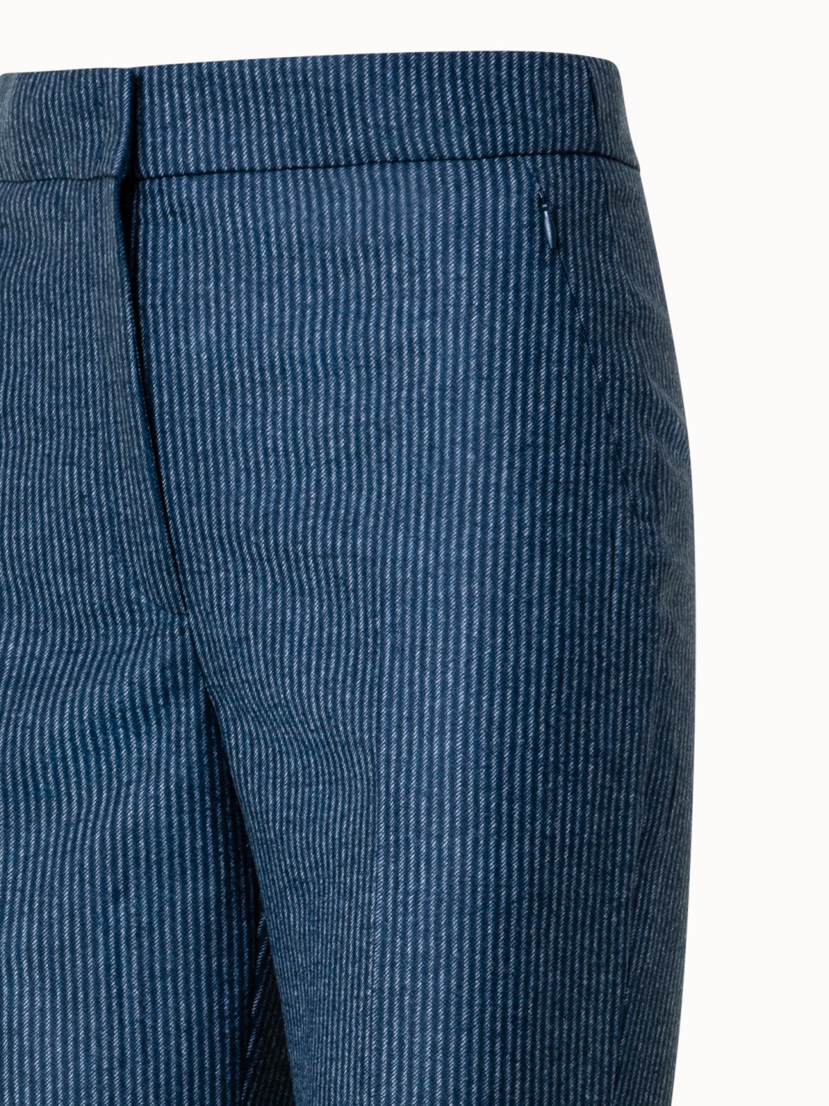 Wool Double-Face Stretch Bootcut Pants