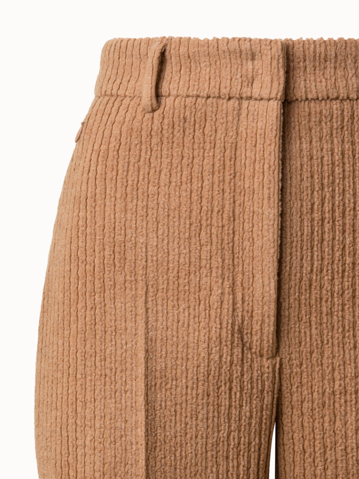 Wool Cashmere Velvet Corduroy Bootcut Pants