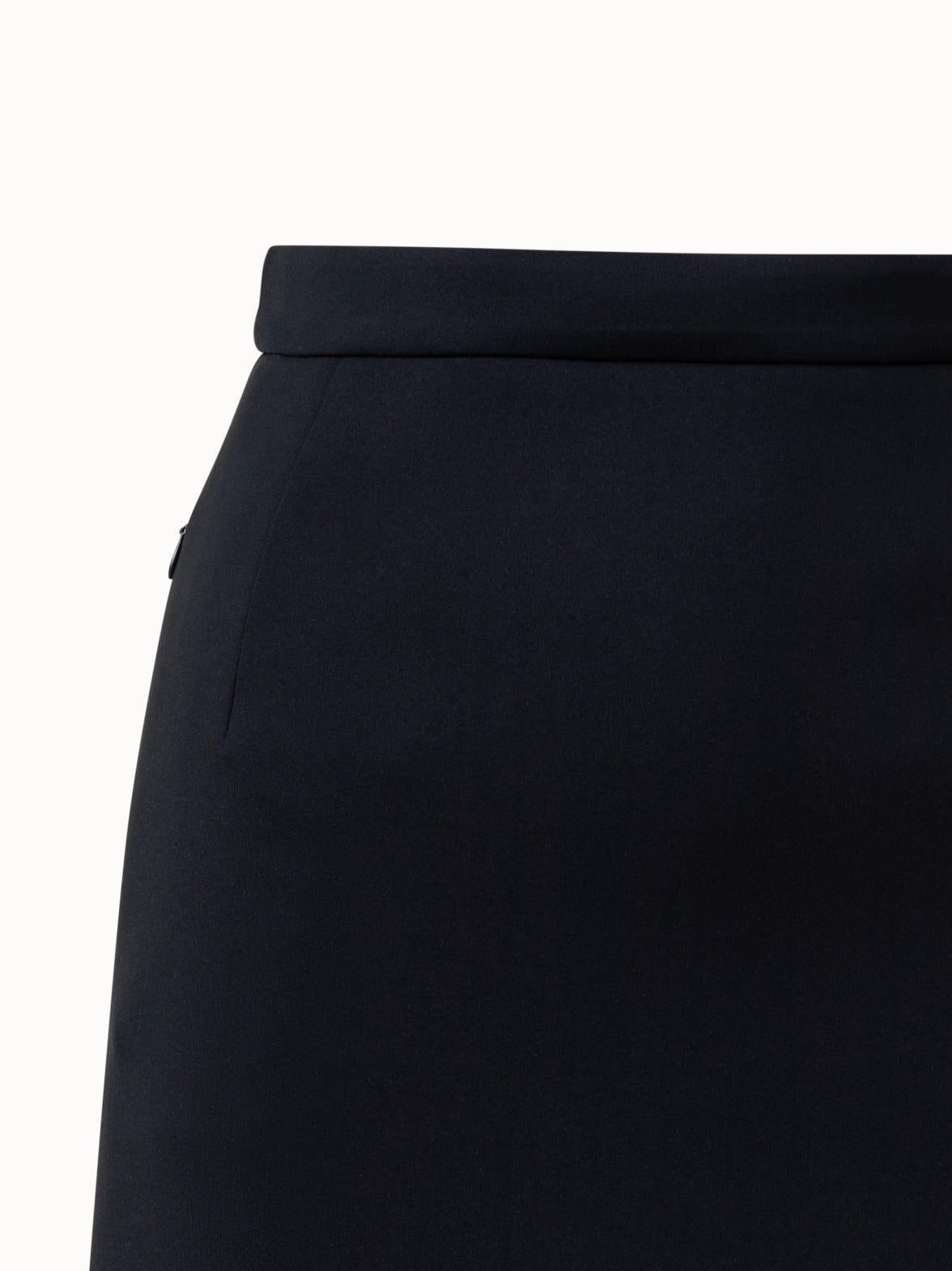 Techno Neoprene Midi Skirt