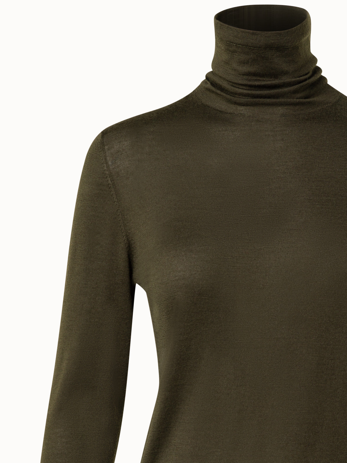 Seamless Cashmere Silk Knit Pullover