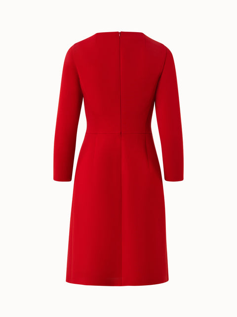 Wool Stretch Double-Face Dress