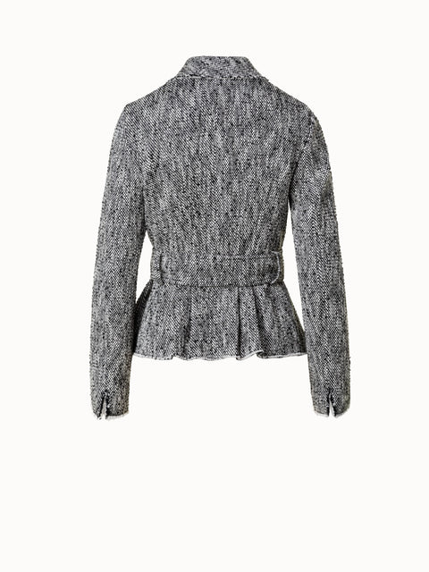 Cotton Blend Tweed Jacket