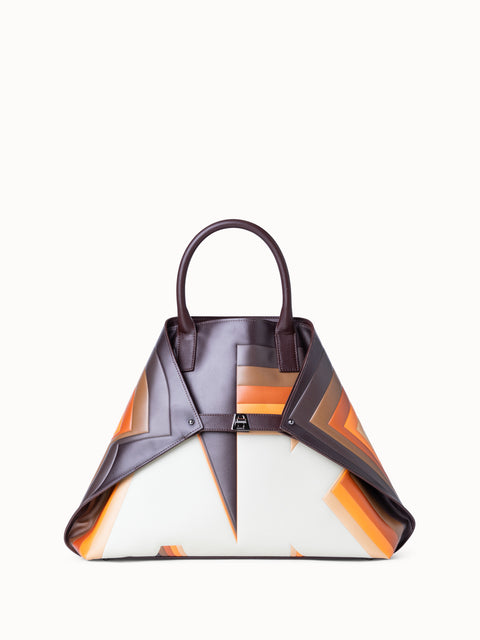 Turkey Stereoscopic Designer Bags Colorful Triangle Patchwork Women's Luxury Crossbody Bag Fashion