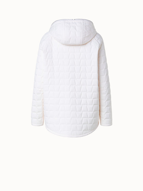 Reversible Quilted Trapezoid Blouson