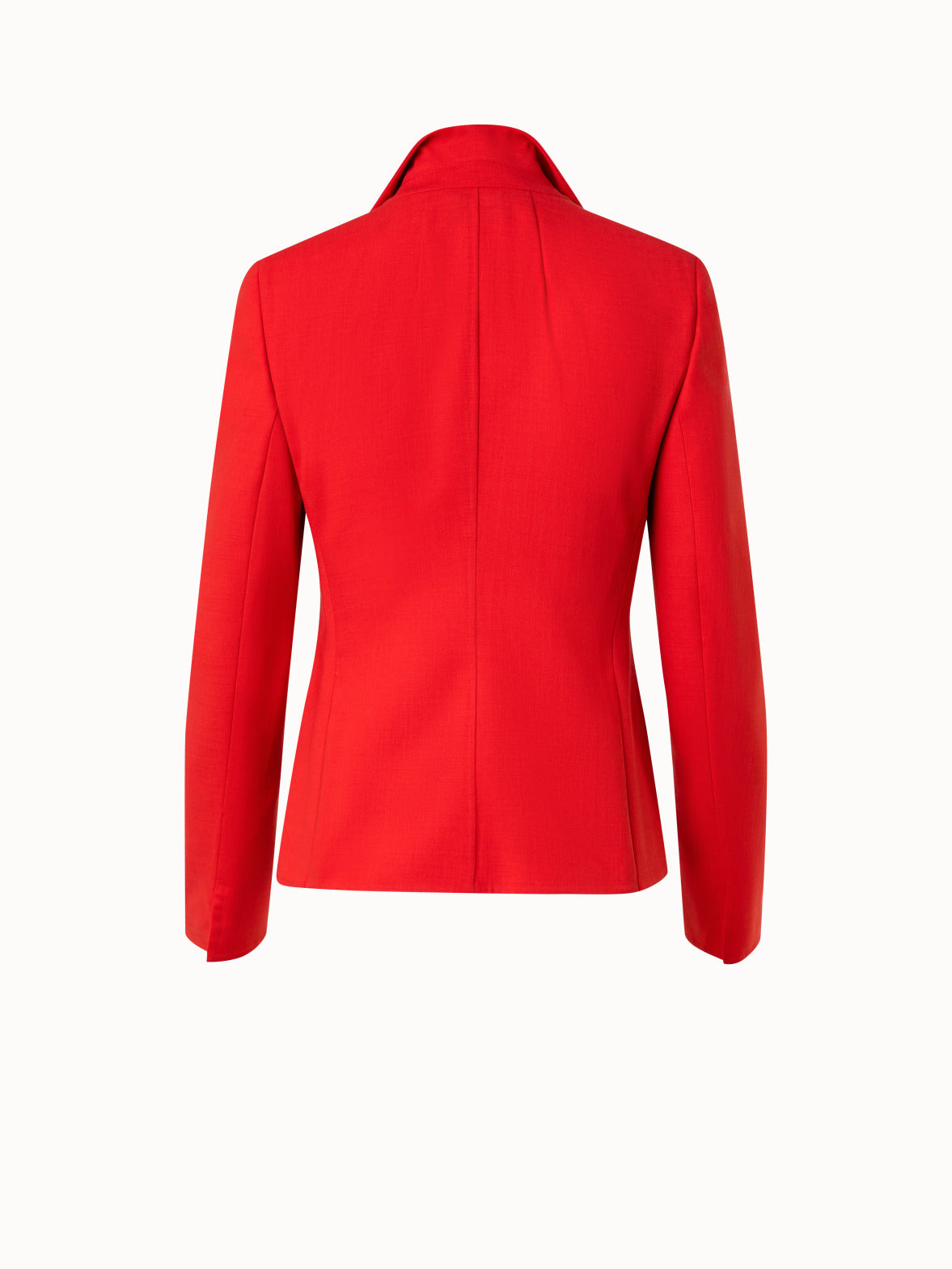 Short Jacket in Wool Double-Face - red