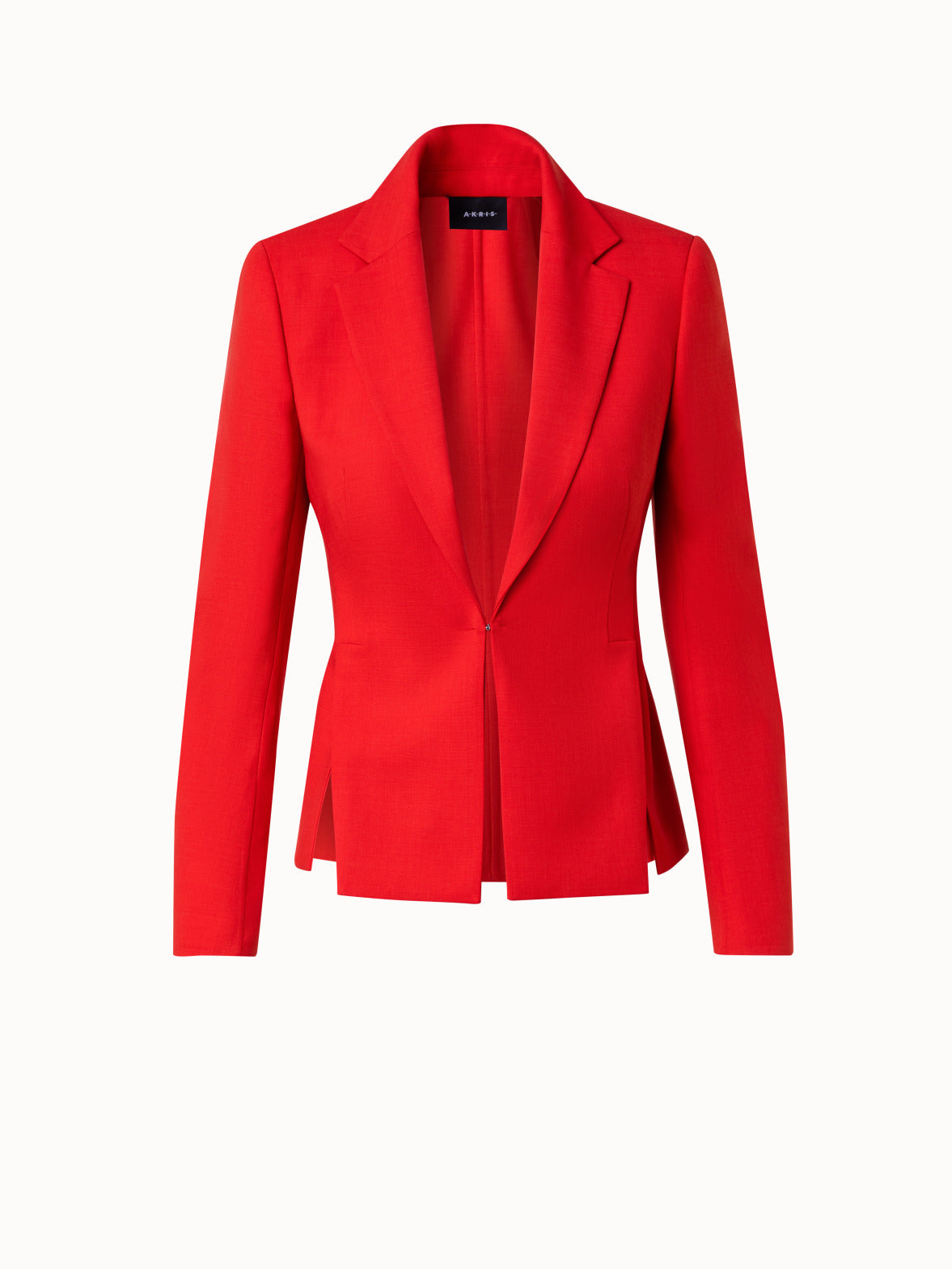 Short Jacket in Wool Double-Face - red