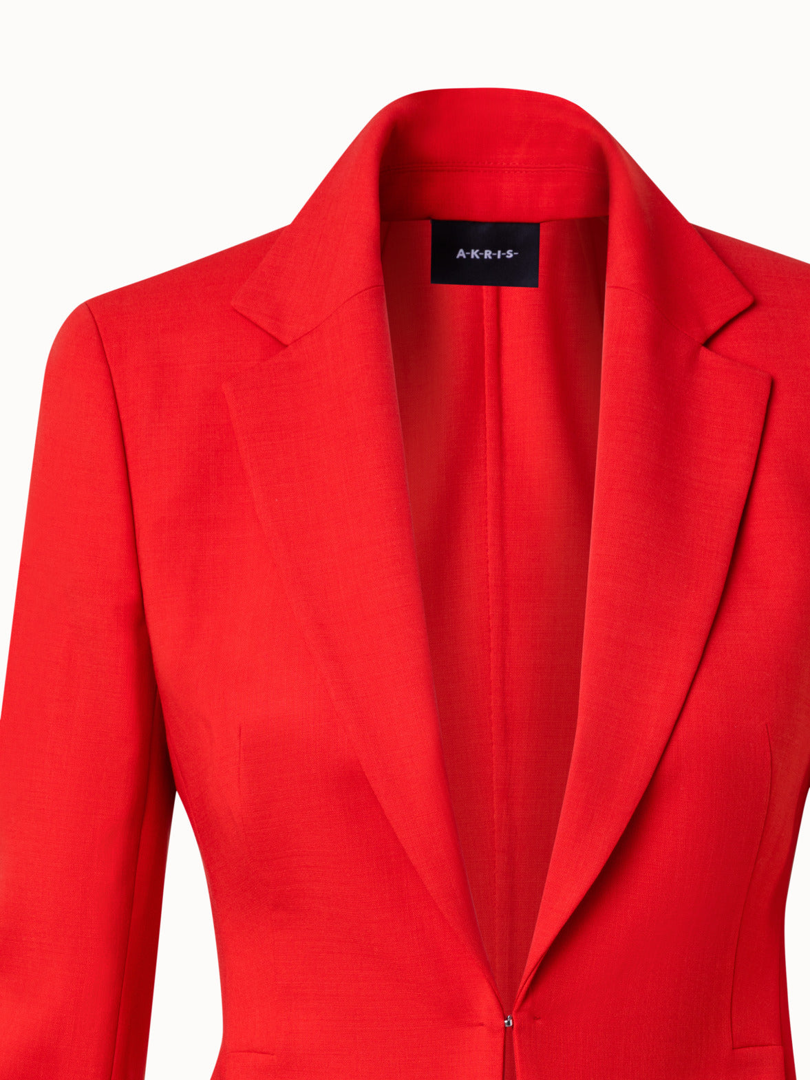 Short Jacket in Wool Double-Face - red