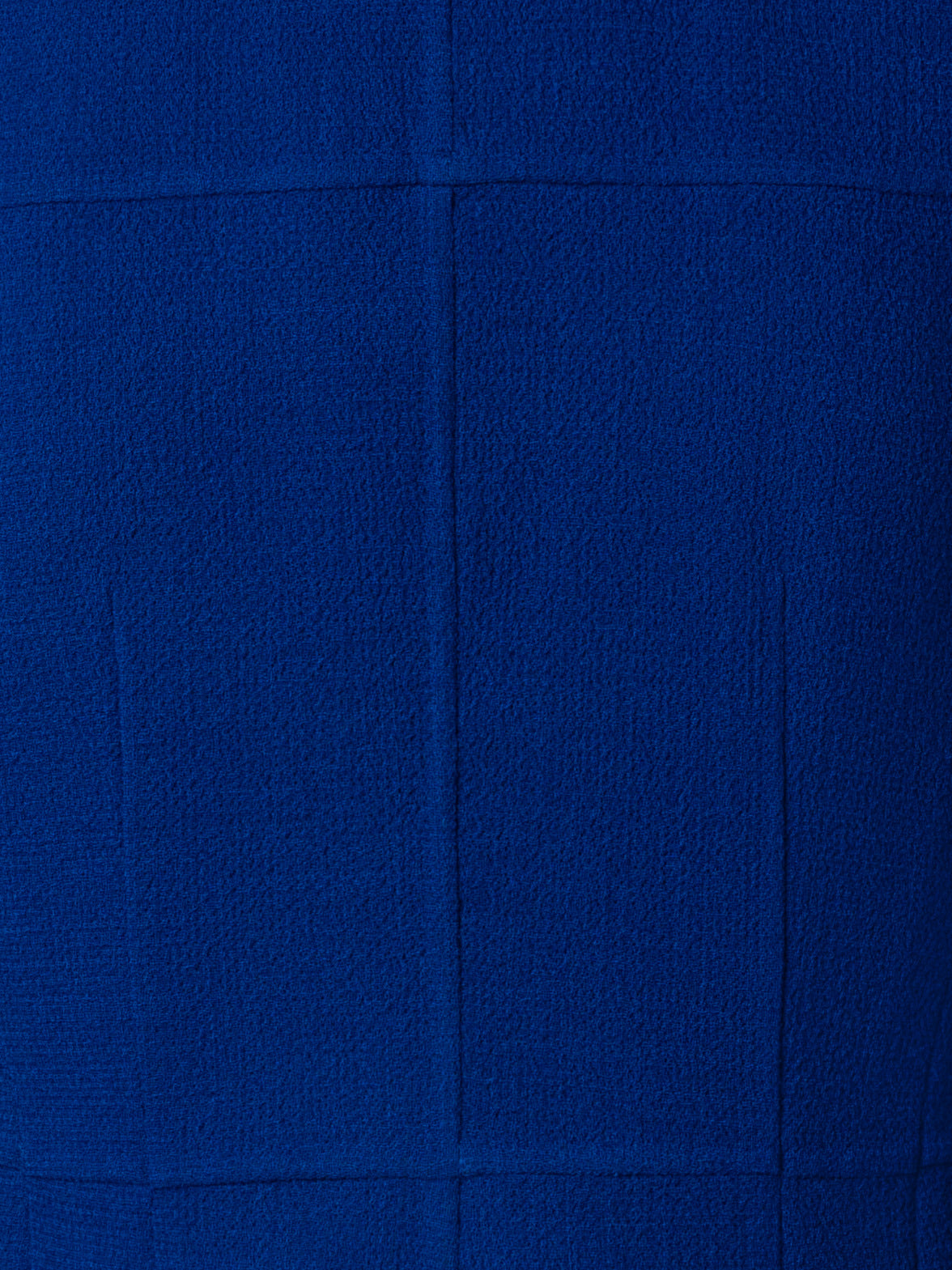 Short Jacket with Mock Neck in Wool Crêpe Double-Face - blue
