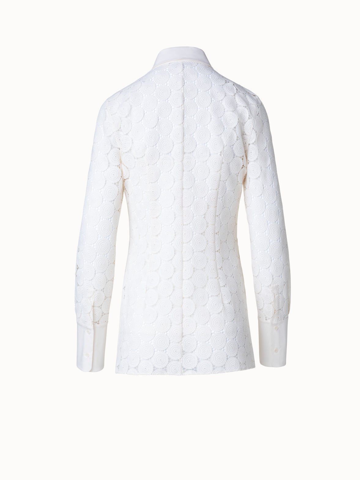 Blouse in Techno Dot Guipure Lace - white