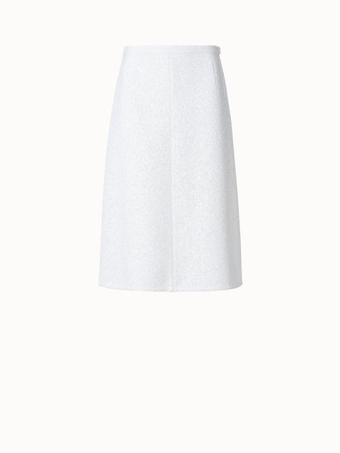 Tweed A-line Skirt