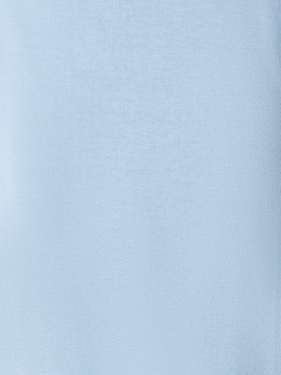 Knit Top in Silk Cotton with Semi-Sheer Sides - blue