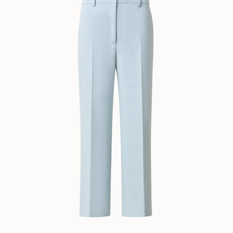 Cropped Weite Hose aus Baumwoll-Denim