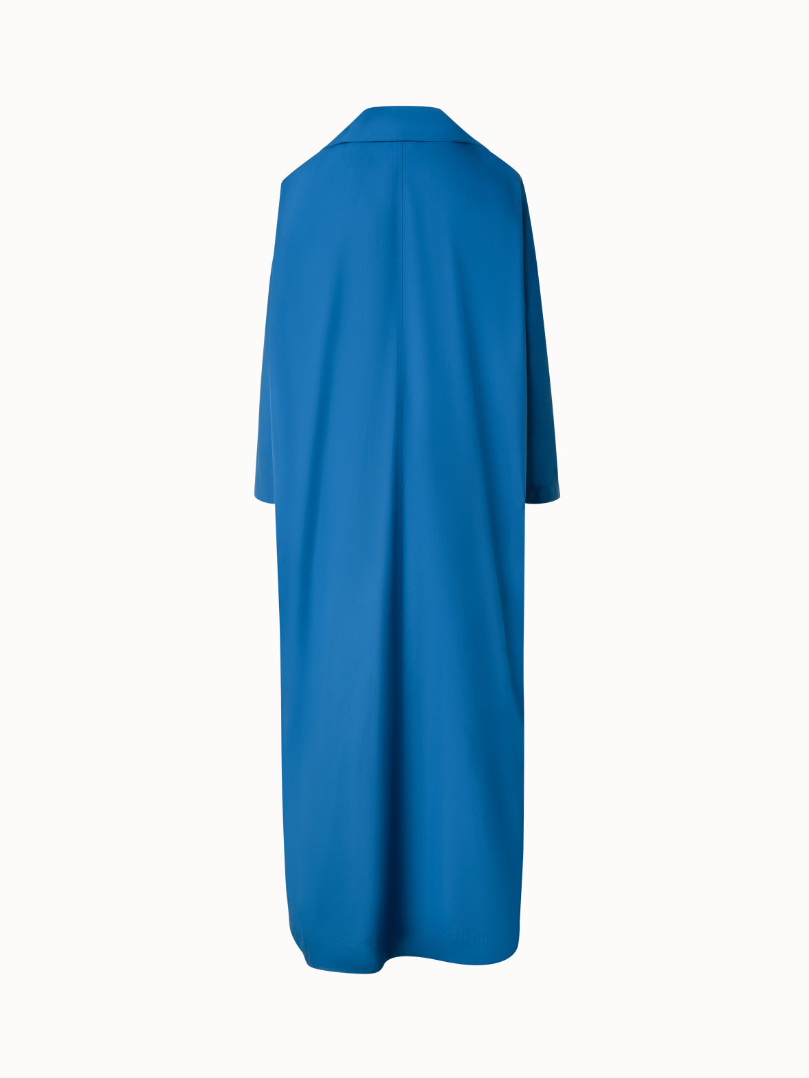 Water Repellent Light Oversize Coat - blue