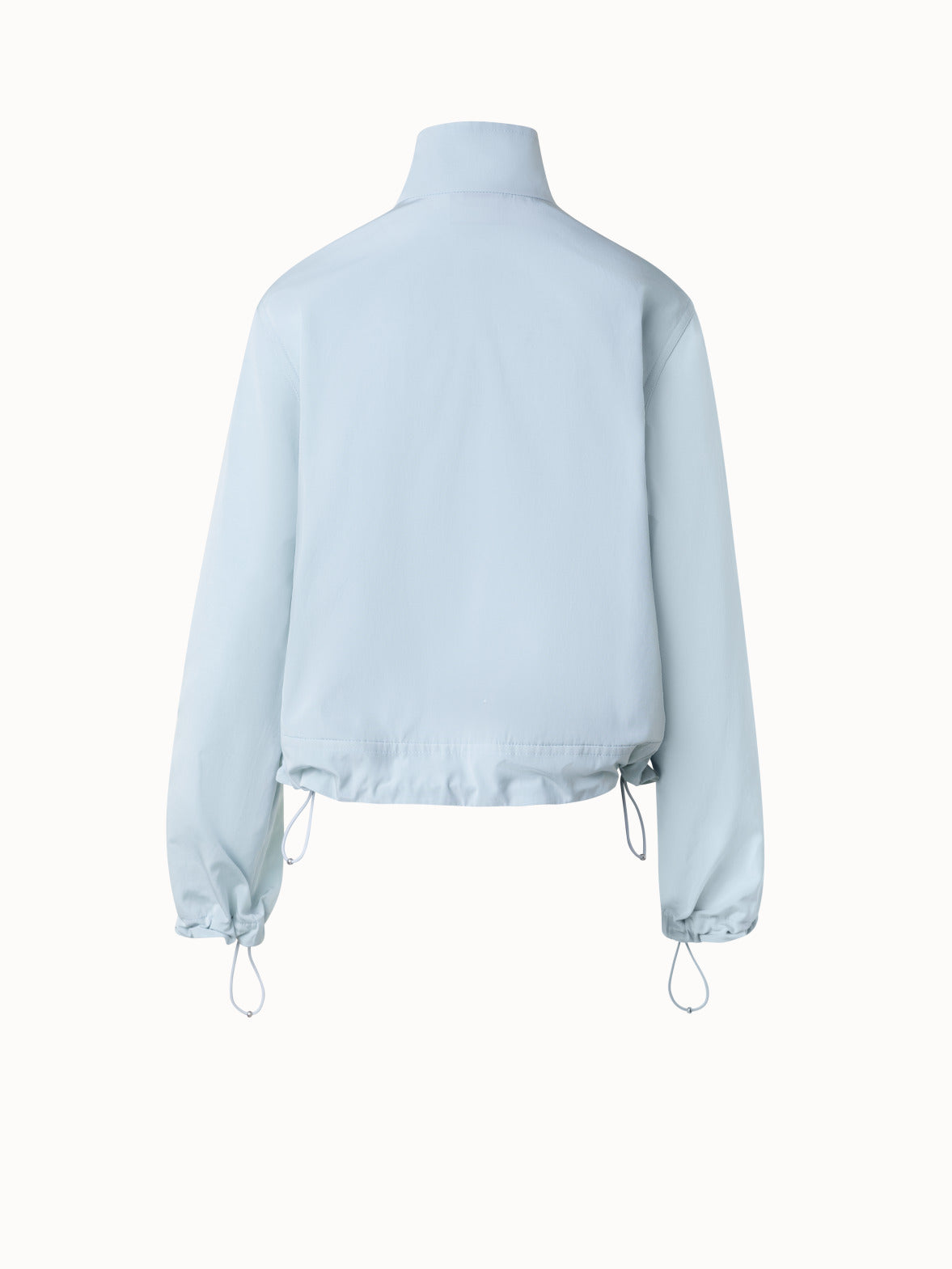 Cotton Taffeta Blouson - blue