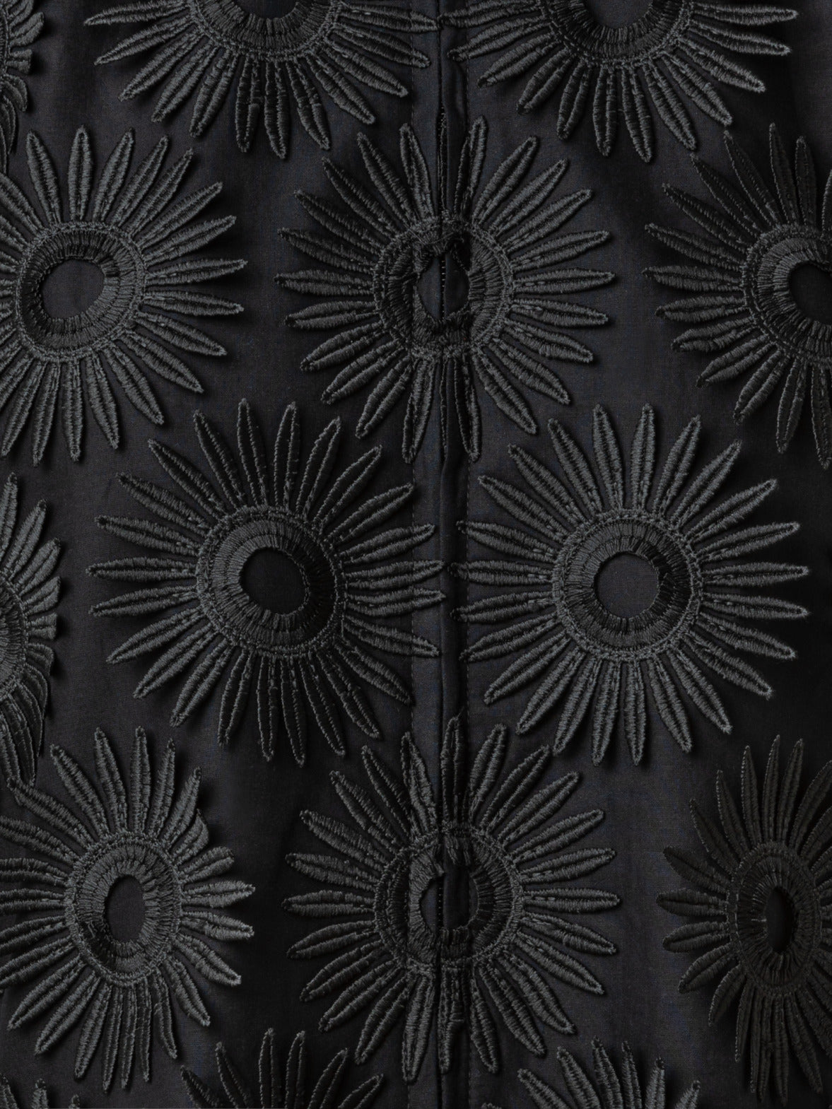 Jacket with Hello Sunshine Embroidery - black