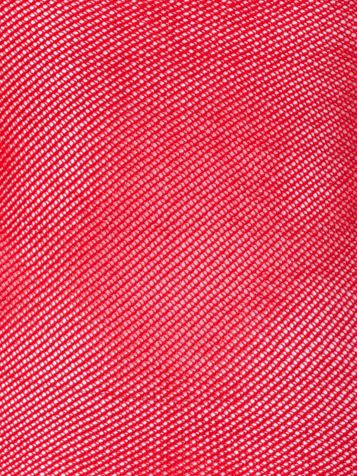 Silk Mesh Knit Tank - red