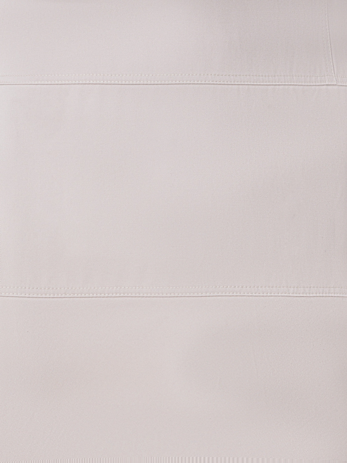 Fitted Midi Dress in Stretch Cotton - ecru