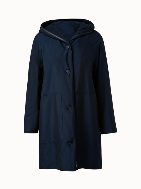 Reversible Parka from Cashmere and Silk