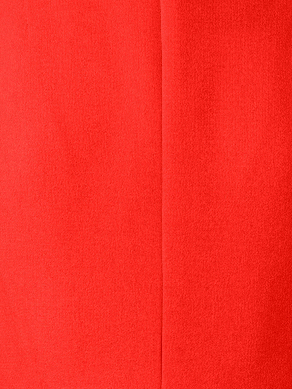 Wool Crêpe Double-Face Sheath Dress with A-Line Skirt - red