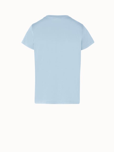 Fitted Cotton Jersey T-Shirt