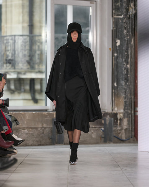 Cashmere Cape with Detachable Hood and Storm-System® Finish