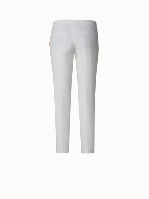 Cropped Slim Cotton Stretch Pant