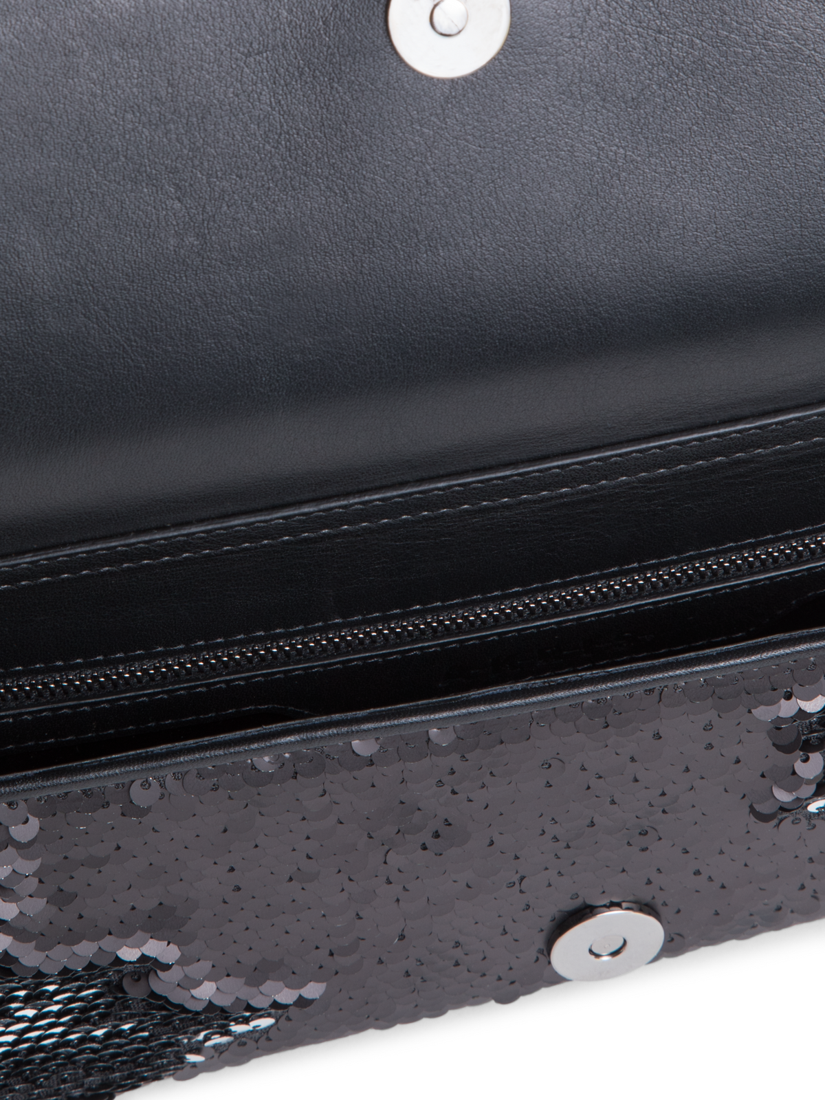 Designer Anouk Small Trapezoid Clutch - black