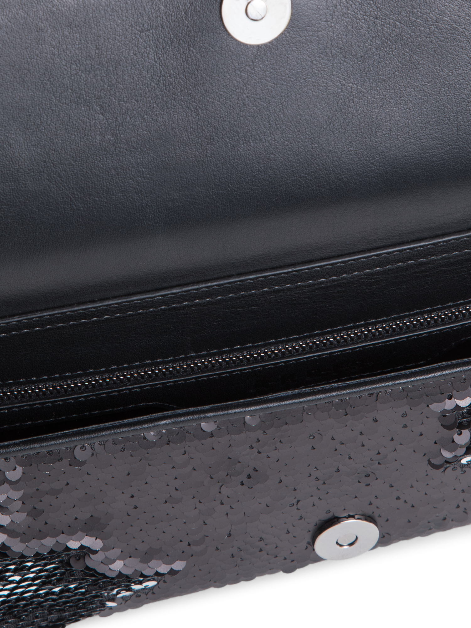 Designer Anouk Small Trapezoid Clutch - black