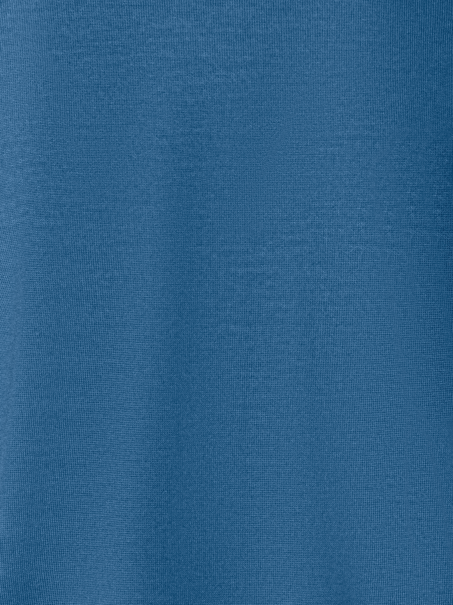 Designer Seamless Crew Neck Sweater in Cashmere Silk - blue