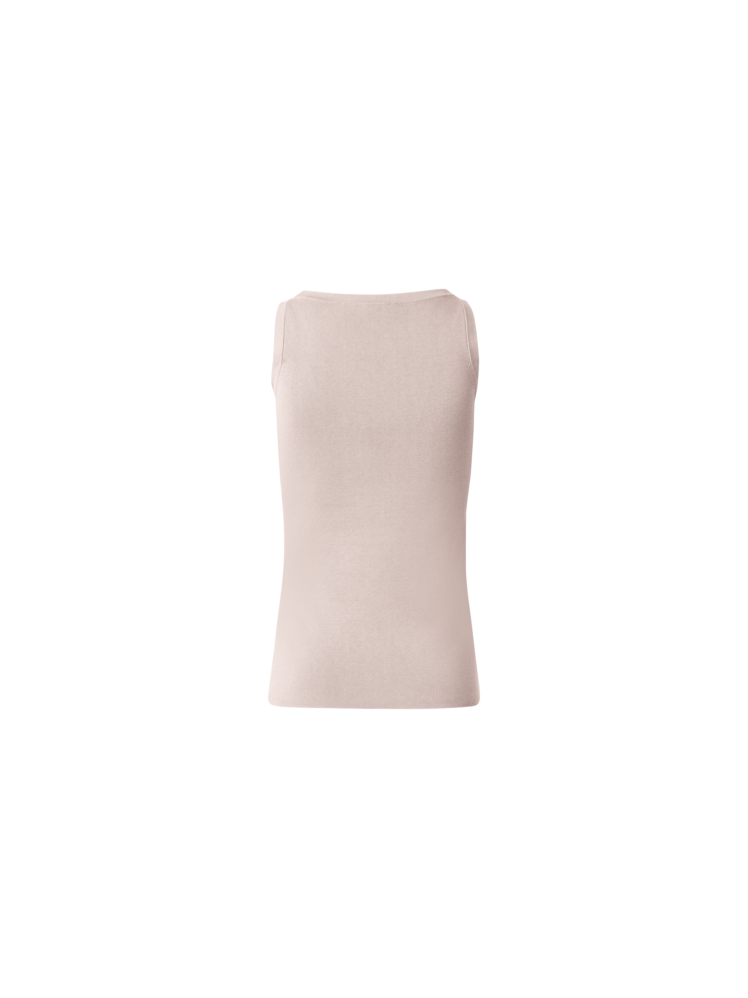 Designer Sleeveless Cotton Crew Neck Top - neutral - beige
