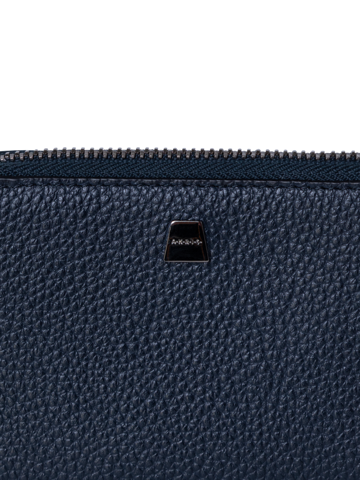 Designer Small Zip Around Wallet - black - navy - blue