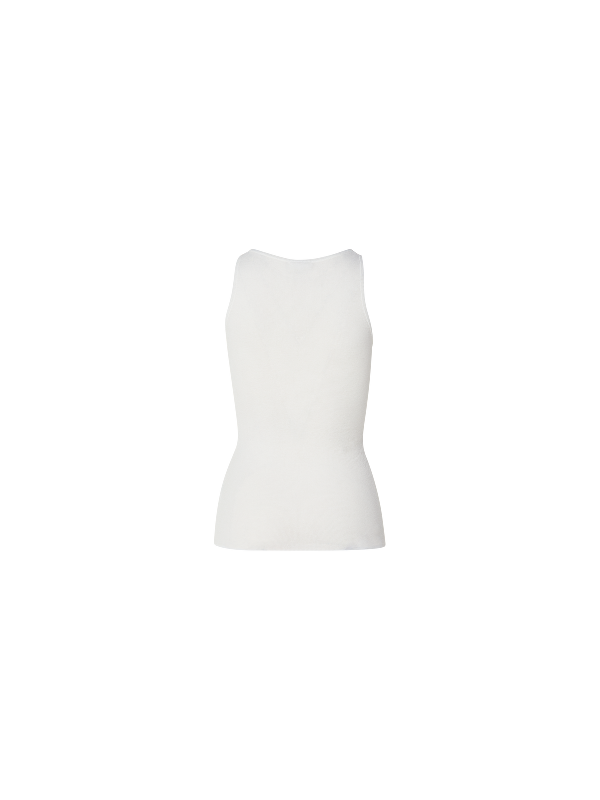Designer Two in One Semi-Transparent Layered Knit Top with Scoop Neck